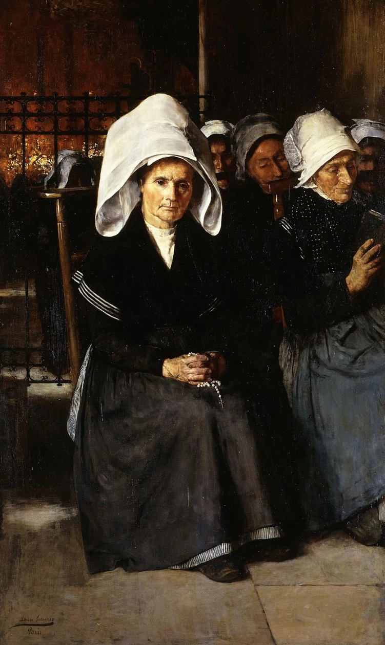 Luis Jiménez Aranda - Donna bretone in preghiera